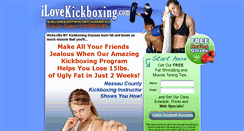 Desktop Screenshot of ilovekickboxinghicksville.com